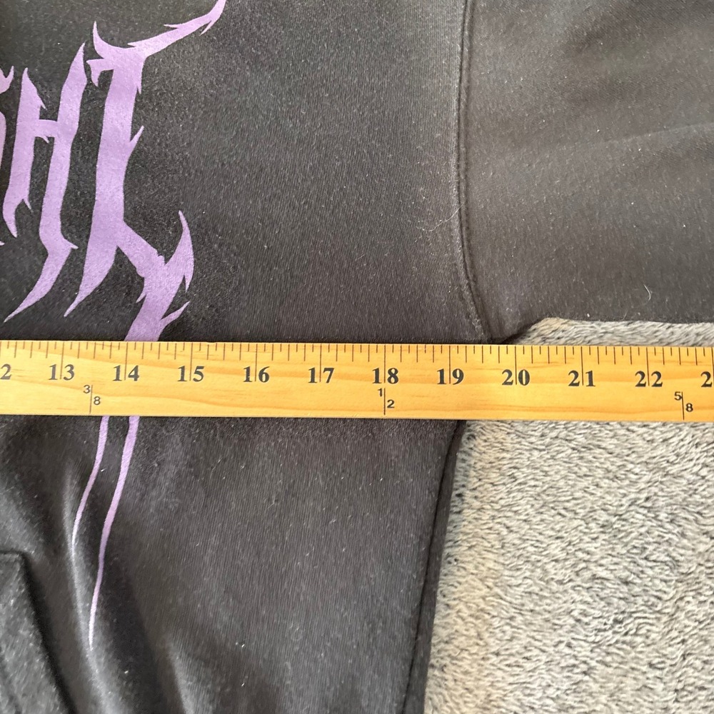 Twilight Men Hoodie Small Metal Font Graphic Movie Goth Grunge Emo Vampire 20647 - Picture 4 of 8